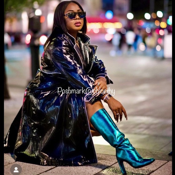 Zara LAMINATED HEELED BOOTS - Picture 7 of 15